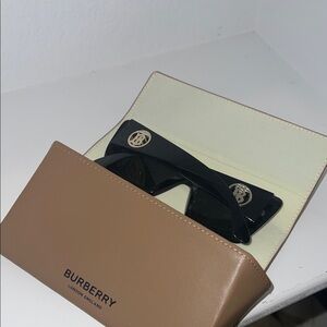 Burberry Black and Gold Sunglasses